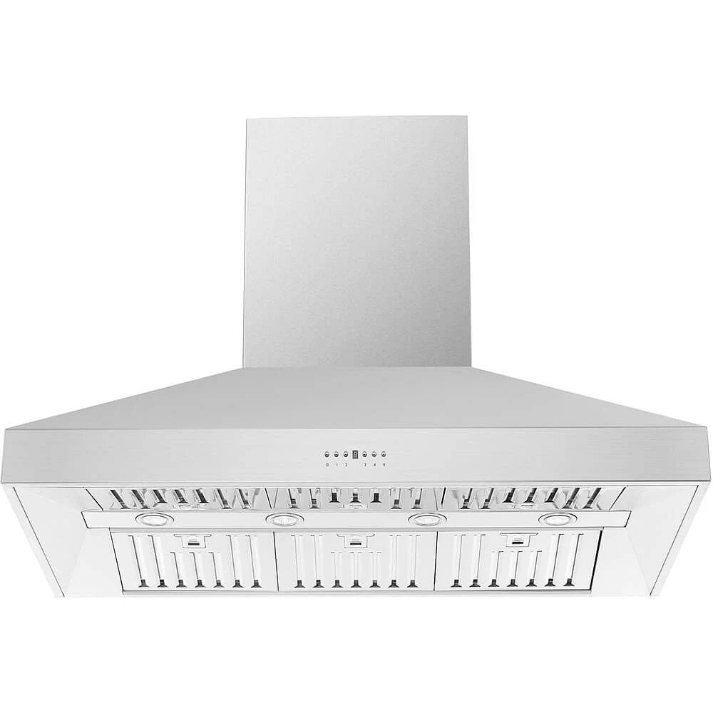 Forno 48 inch Stainless Steel Chimney Range Hood | Electronic Express