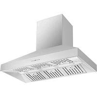 Forno 48 inch Stainless Steel Chimney Range Hood | Electronic Express