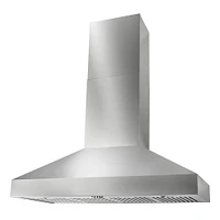 Thor 48 Inch Stainless Steel Wall Mount Pyramid Range Hood | Electronic Express