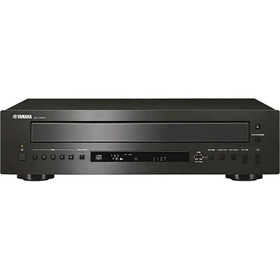 Yamaha 5-Disc CD Changer with USB Playback - Black | Electronic Express