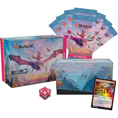 Hasbro Magic The Gathering The Lost Caverns of Ixalan Bundle 8 Set Boosters + Accessories | Electronic Express