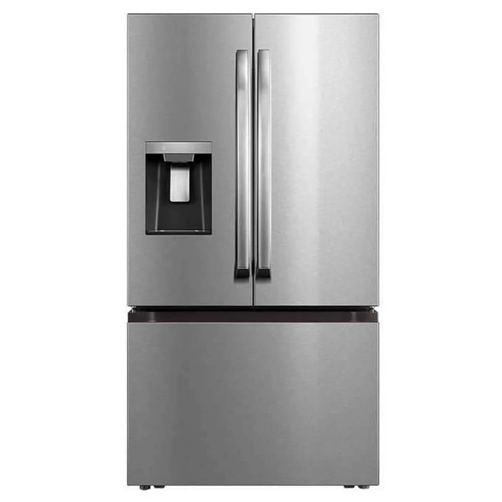 Midea 29.3 Cu. Ft. Stainless Steel Standard-Depth French Door Bottom Freezer Refrigerator | Electronic Express