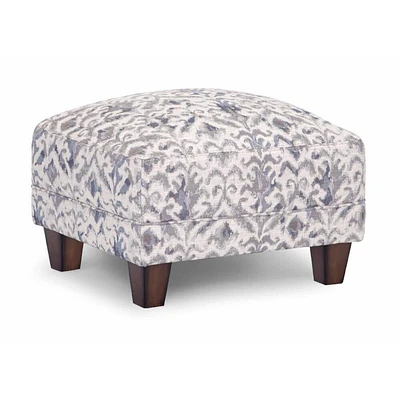 Franklin Corporation Fletcher Accent Ottoman - Etheria Midnight | Electronic Express