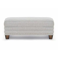 Franklin Corporation Fletcher Ottoman - Barnabas Mushroom | Electronic Express