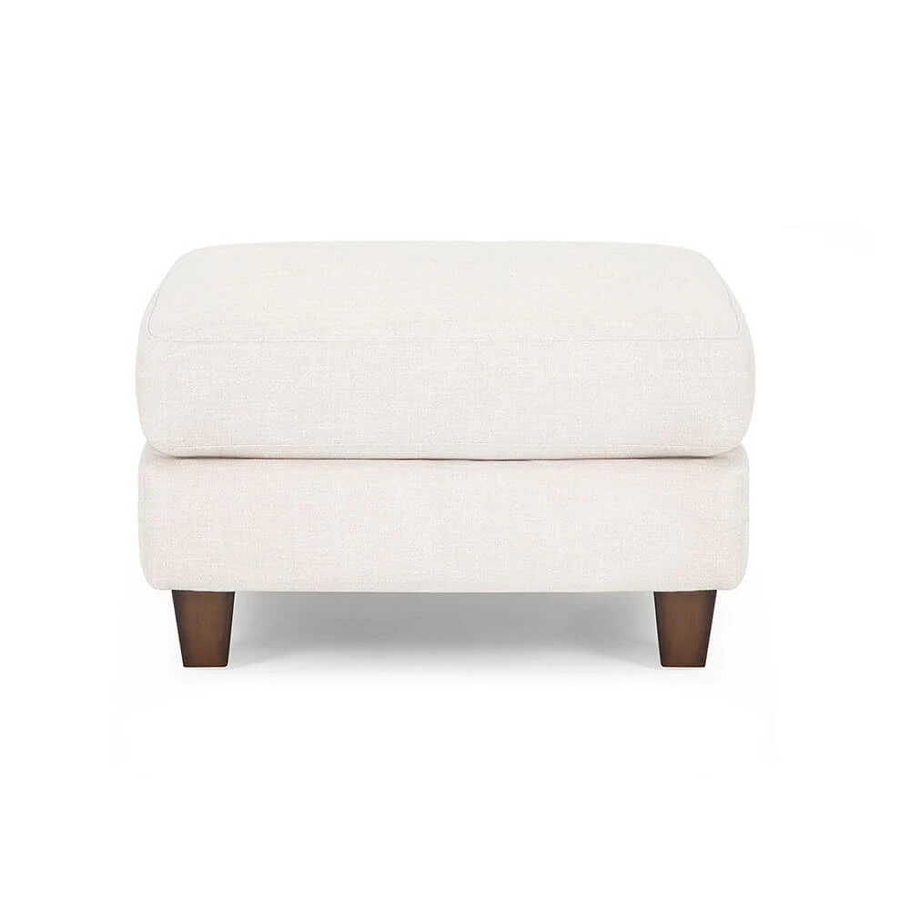 Franklin Corporation Kaia Ottoman - Lillie Linen | Electronic Express