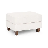 Franklin Corporation Kaia Ottoman - Lillie Linen | Electronic Express