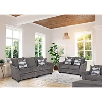 Franklin Corperation Eastbrook Sofa - Shasta Charcoal | Electronic Express