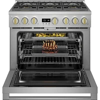 Monogram 6.2 Cu. Ft. Stainless Steel Freestanding Gas Convection Range | Electronic Express