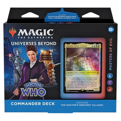 Hasbro Magic the Gathering: Doctor Who Commander Deck - Masters of Evil | Electronic Express