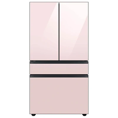 Samsung 29 Cu. Ft. 4-Door French Door Refrigerator with Pink Glass Panels | Electronic Express