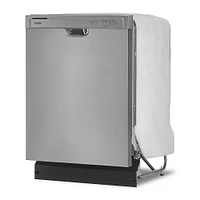 Whirlpool 57 dBA Stainless Steel Front Control Dishwasher  | Electronic Express