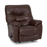 Franklin Corperation Trilogy Leather Recliner - Federica Brown | Electronic Express