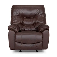 Franklin Corperation Trilogy Leather Recliner - Federica Brown | Electronic Express