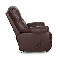 Franklin Corperation Trilogy Leather Recliner - Federica Brown | Electronic Express
