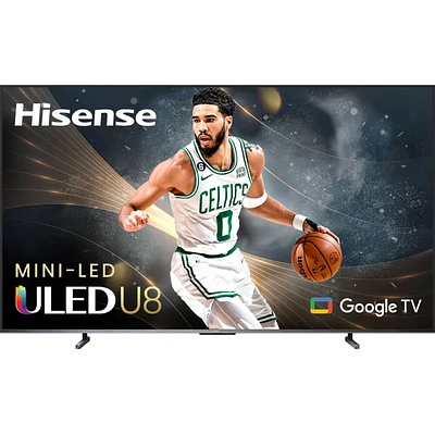 Hisense 100 inch Class U8 Series 4K Mini-LED QLED Smart Google TV | Electronic Express