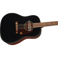 Gretsch Deltoluxe Dreadnought Guitar - Black Top | Electronic Express