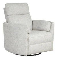 Parker House Radius Power Swivel Glider Recliner - Quartz | Electronic Express