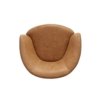 Parker House Barolo Saddle Swivel Club Chair - Vintage Saddle | Electronic Express