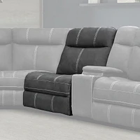 Parker House Mason 6 Piece Sectional - Charcoal | Electronic Express