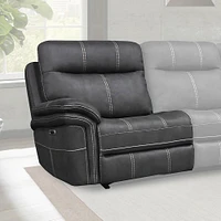 Parker House Mason 6 Piece Sectional - Charcoal | Electronic Express