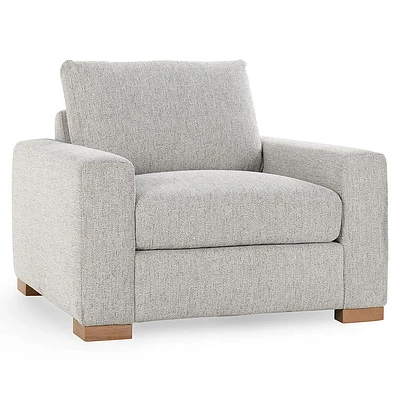 Classic Home Laurel Light Gray Accent Chair | Electronic Express