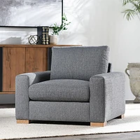 Classic Home Laurel Dark Gray Accent Chair | Electronic Express