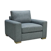 Classic Home Laurel Dark Gray Accent Chair | Electronic Express