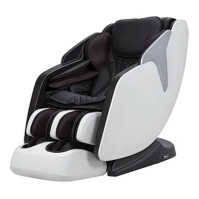 Osaki TItan Aurora Luxury Massage Chair - Brown/White | Electronic Express