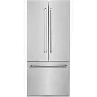 ZLINE 19.6 Cu. Ft. Stainless Steel Counter-Depth 3 Door French Door Refrigerator | Electronic Express