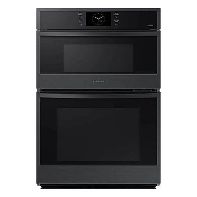 Samsung 30 inch Matte Black Electric Convection Wall Oven | Electronic Express