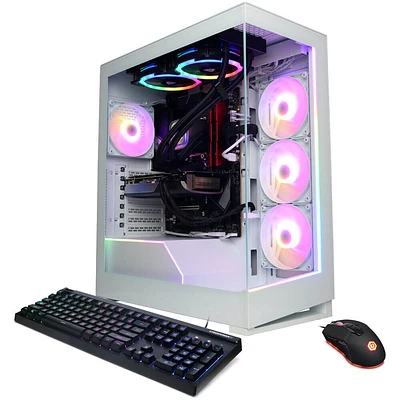 CyberpowerPC Gamer Supreme Gaming Desktop - i9-14900KF - NVIDIA Geforce RTX 4070 Super - 32GB/1TB - White | Electronic Express
