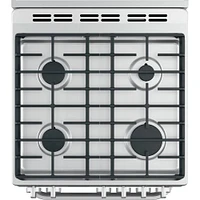 Haier 2.9 Cu. Ft. Stainless Steel Slide-In Gas Convection Range | Electronic Express