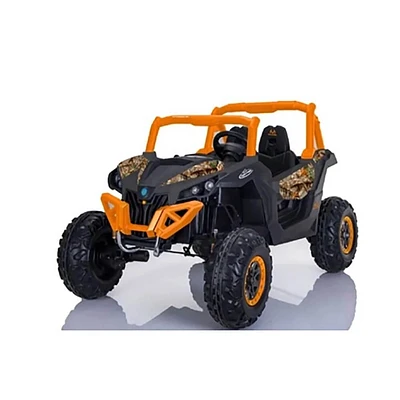 Best Ride On Cars Kids Electric Vehicle Realtree Lightning UTV - Orange/Black | Electronic Express