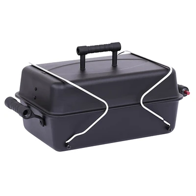 Char-Broil 1-Burner Delux Portable Propane Gas Grill - Black | Electronic Express