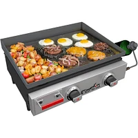 Char-Broil 2 Burner Tabletop Propane Gas Griddle | Electronic Express