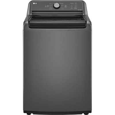 LG 4.1 Cu. Ft. Monochrome Gray Top Load High-Efficiency Washer | Electronic Express