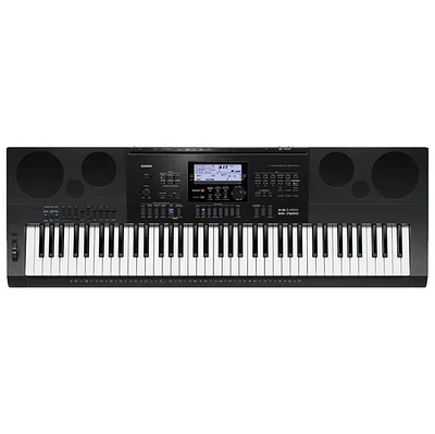 Casio 76 Keys WK Portable Workstation Piano Keyboard - Black | Electronic Express