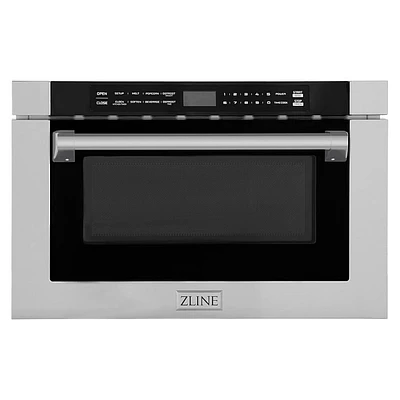 ZLINE 1.2 Cu. Ft. Stainless Steel Built-In Drawer Microwave | Electronic Express