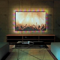 Monster 13.1ft Sound Reactive Smart Multi-Color Color Flow LED Light Strip | Electronic Express