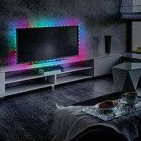 Monster 13.1ft Sound Reactive Smart Multi-Color Color Flow LED Light Strip | Electronic Express