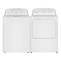 Hotpoint HTW265ASWPR White Top Load Washer/Dryer Pair | Electronic Express