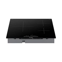 Bosch 24 inch 500 Series Black 3 Burner Built-In Electric Induction Cooktop | Electronic Express