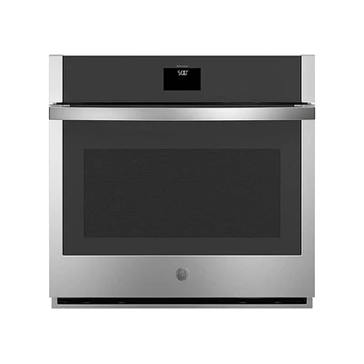 GE 30 inch Stainless Steel Single Built-In Electric Convection Wall Oven | Electronic Express