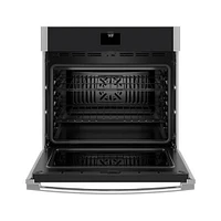 GE 30 inch Stainless Steel Single Built-In Electric Convection Wall Oven | Electronic Express