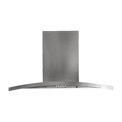 GE Profile 36 inch Stainless Chimney Range Hood | Electronic Express