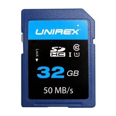 Unirex USS325MUHS1 32GB MicroSDHC Card | Electronic Express