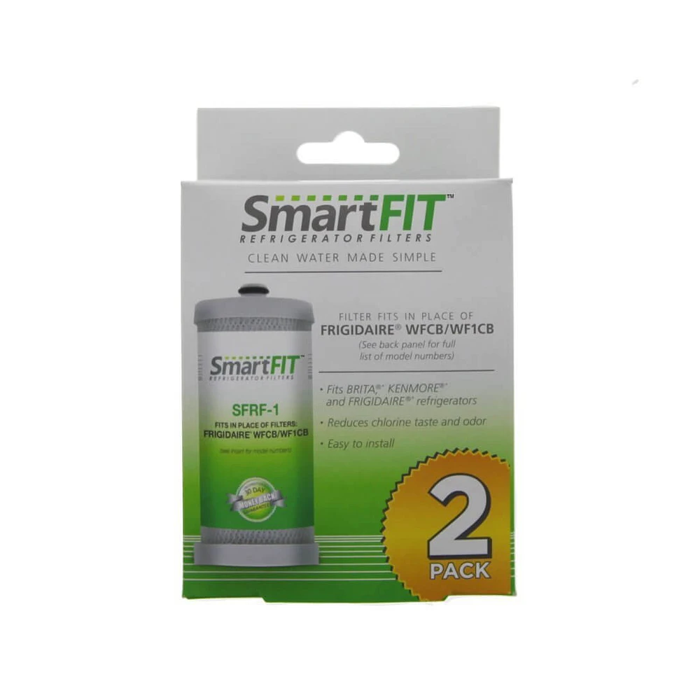 Smartfit SFRF-1 2 Pk. Refrigerator Filters Frigidaire WF1CB / WFCB - OPEN BOX SFRF1 | Electronic Express