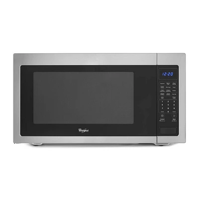 Whirlpool WMC50522AS 2.2 Cu. Ft. Stainless Countertop Microwave - OPEN BOX | Electronic Express