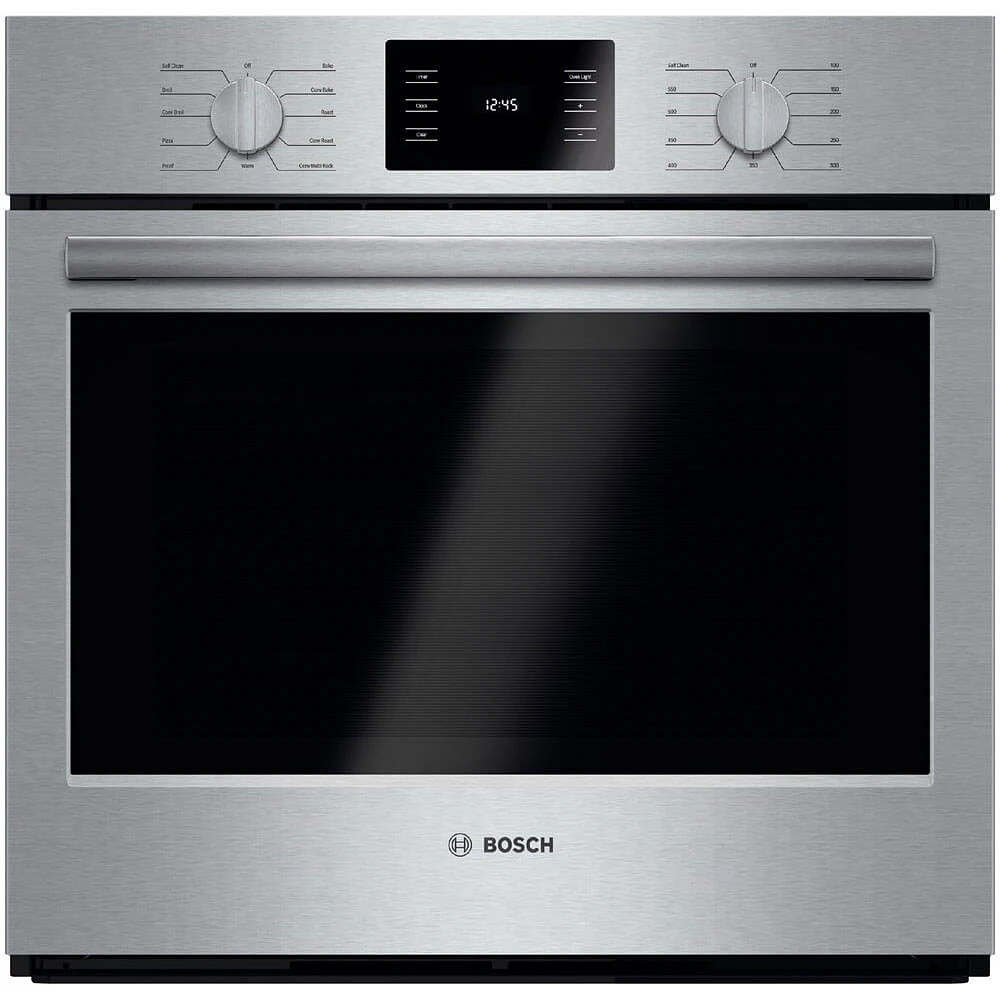 Bosch HBL5451UC 500 Series 30 in. Stainless Convection Single Wall Oven | Electronic Express