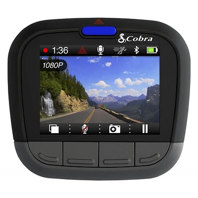 Cobra CDR855BT 1080p Dash Cam with GPS | Electronic Express